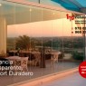 Cerramientos para terrazas de restaurantes con cortinas de cristal Alicante